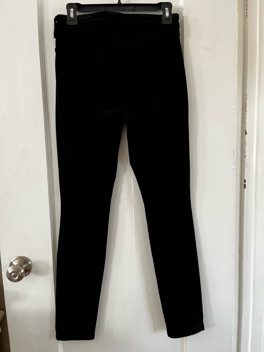 L'AGENCE Marguerite High Rise Skinny Velvet Noir Black Jeans 27 - Picture 5 of 15